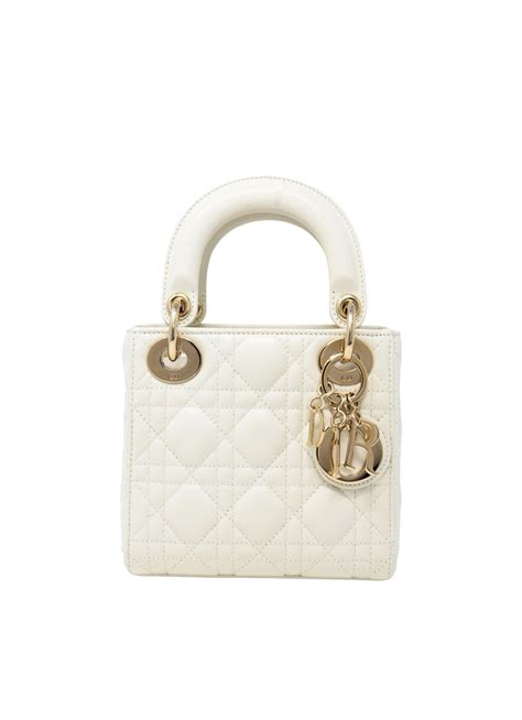 mini lady dior white|Lady Dior small dimension.